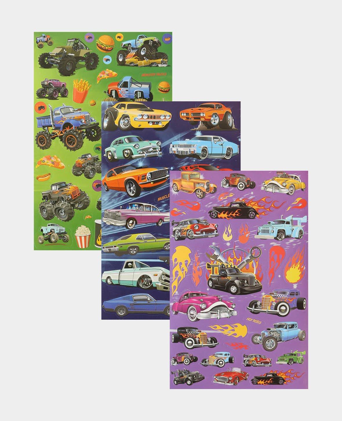 I am Creative  I am Creative Stickerbuch Cars autocollant décoratif Multicolore 200 pièce(s) 