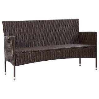 VidaXL Gartensofa rattan  