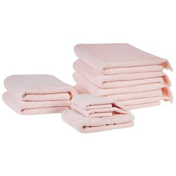 Lot de 9 serviettes en Coton ATIU