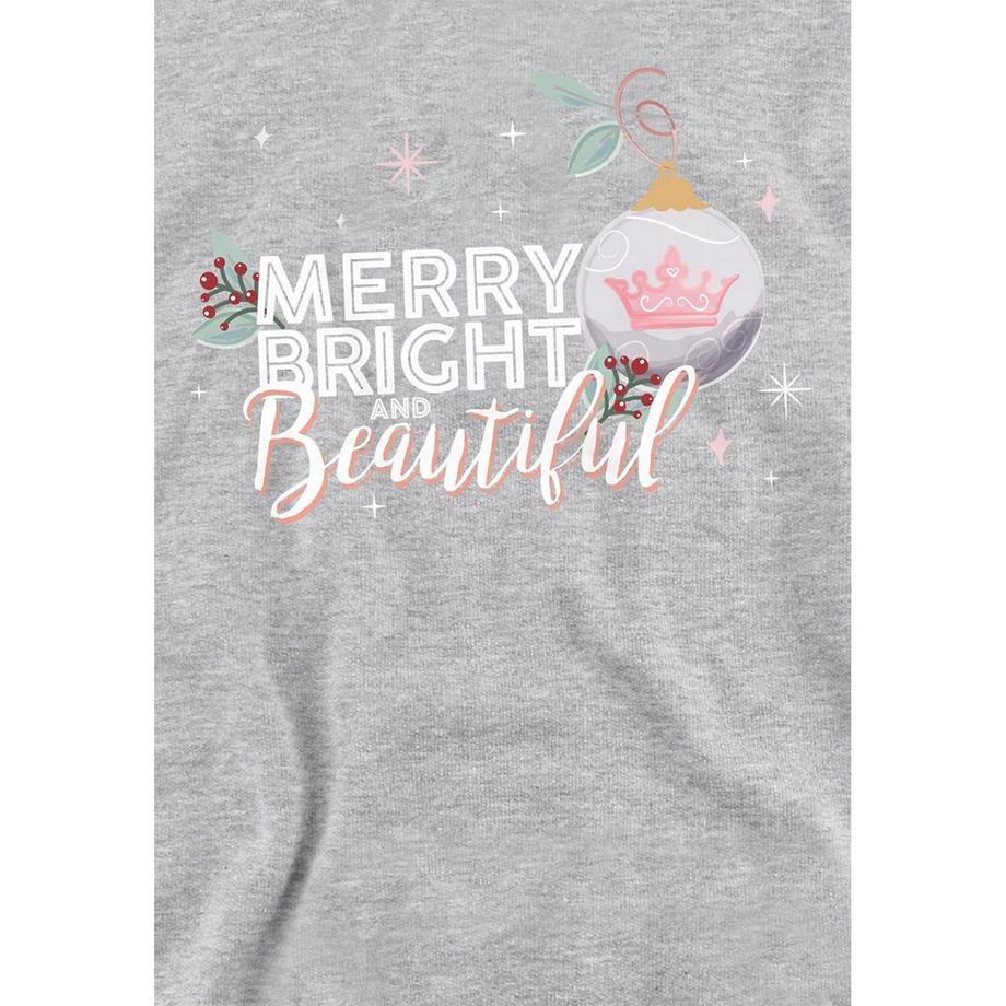 Disney PRINCESS  Merry, Bright And Beautiful Felpa Con Cappuccio Natale 