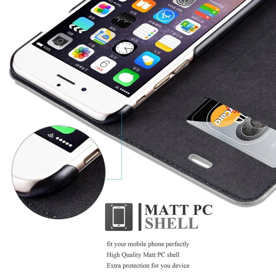 Cadorabo  Housse compatible avec Apple iPhone 6 / 6S - Coque de protection au design flip avec fermeture magnétique 