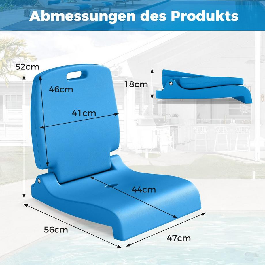 Northix Klappbarer Gartenstuhl mit Griff  