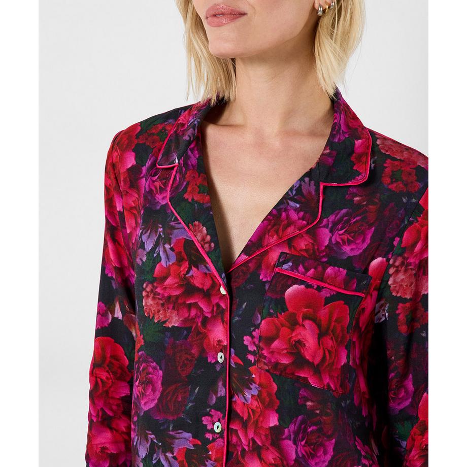 Joe Browns Winter Blumenmuster Pyjama Oberteil  