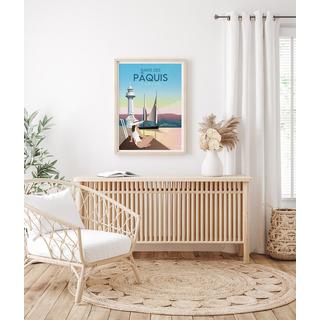 La-Jonx Bains des Pâquis - Le ponton - Poster  