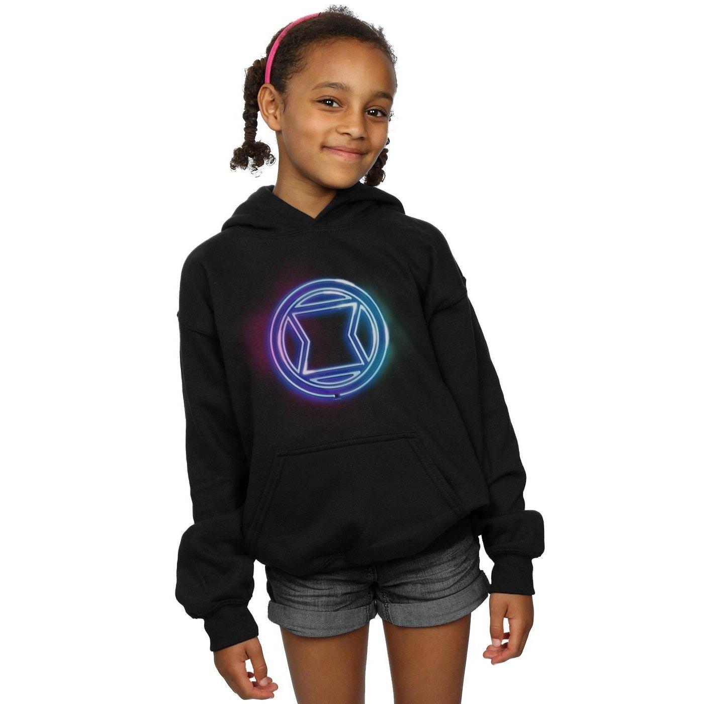 MARVEL  Black Widow Neon Logo Kapuzenpullover 