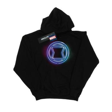 Black Widow Neon Logo Kapuzenpullover