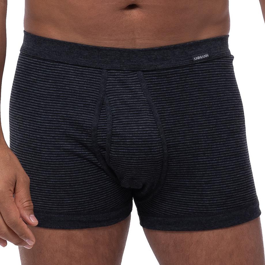 Ammann 3er Pack Feinripp Retro Boxershorts  