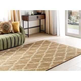 Beliani Tapis en Jute Boho MERMER  