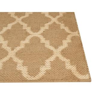 Beliani Tapis en Jute Boho MERMER  