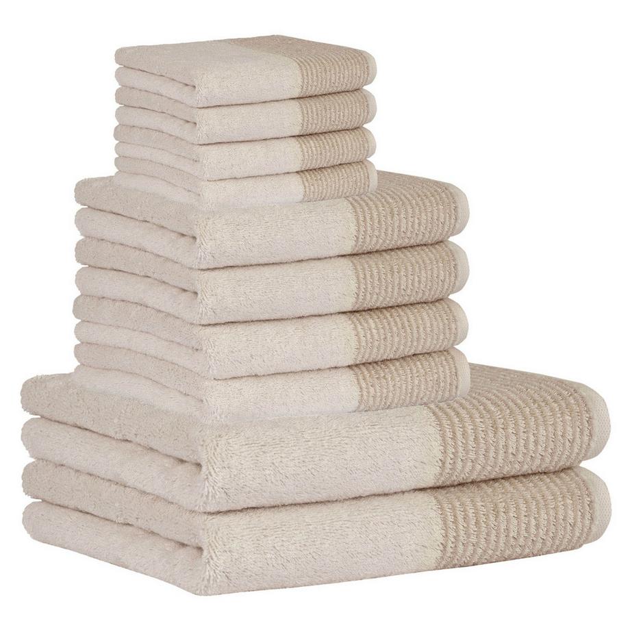 Serviette de bain  Pack de 10-Luxury Home C Two-Tone