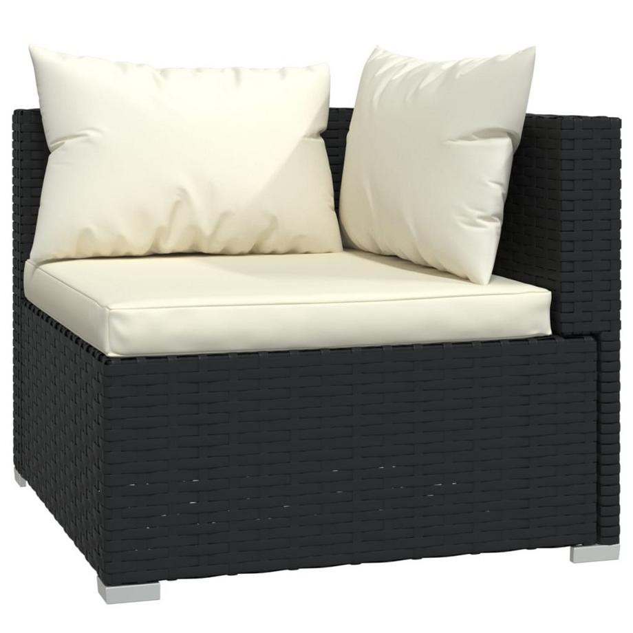 VidaXL set divani da giardino Polirattan  