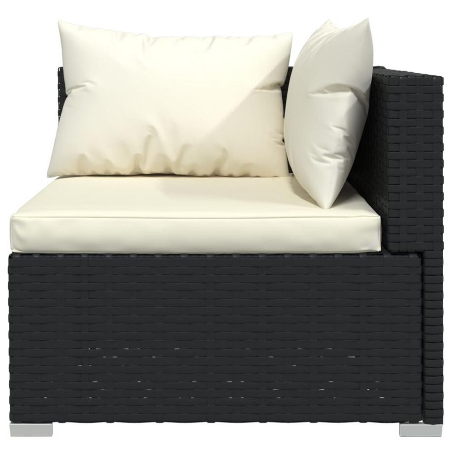 VidaXL set divani da giardino Polirattan  