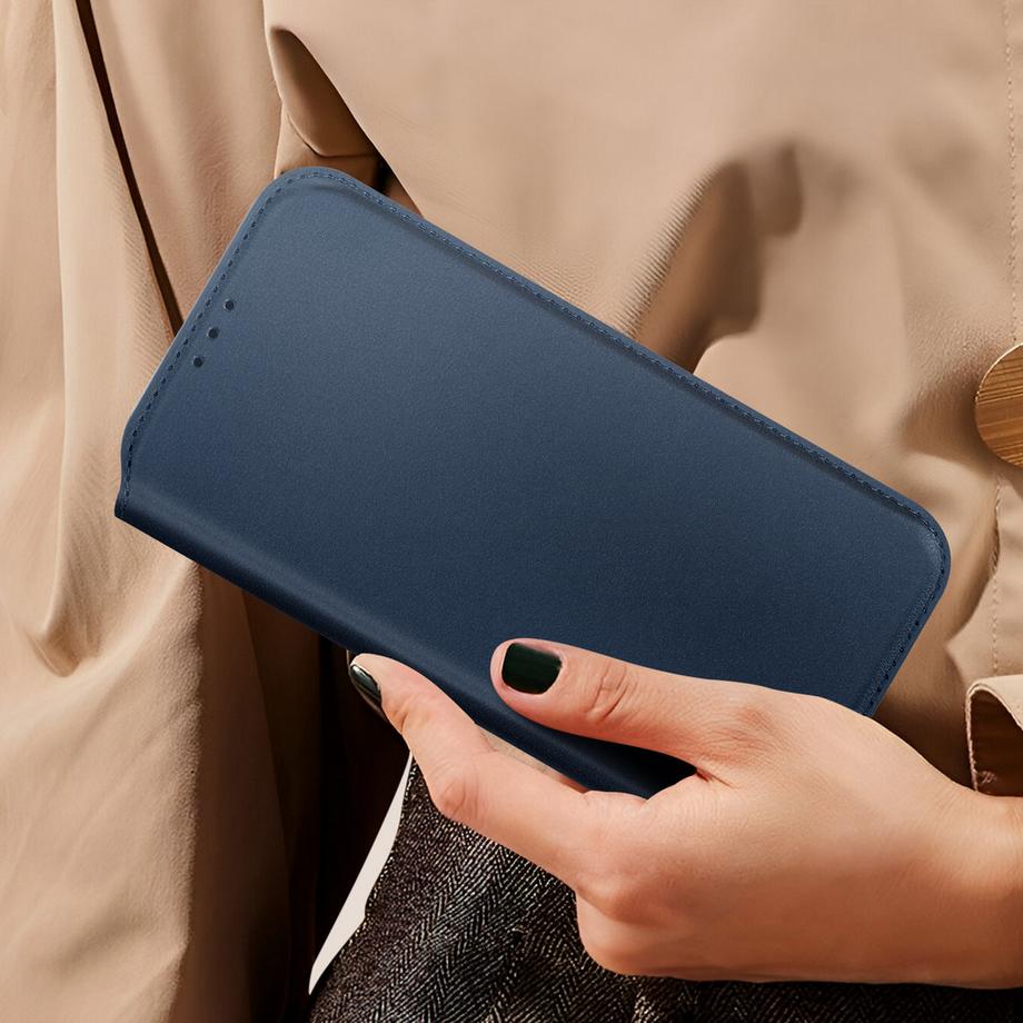 Avizar  Étui iPhone 16 Plus Portefeuille Bleu 