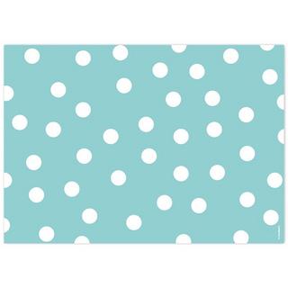 trendform Papiertischset POLKA AQUA 4 Sujets à 12 Blatt  