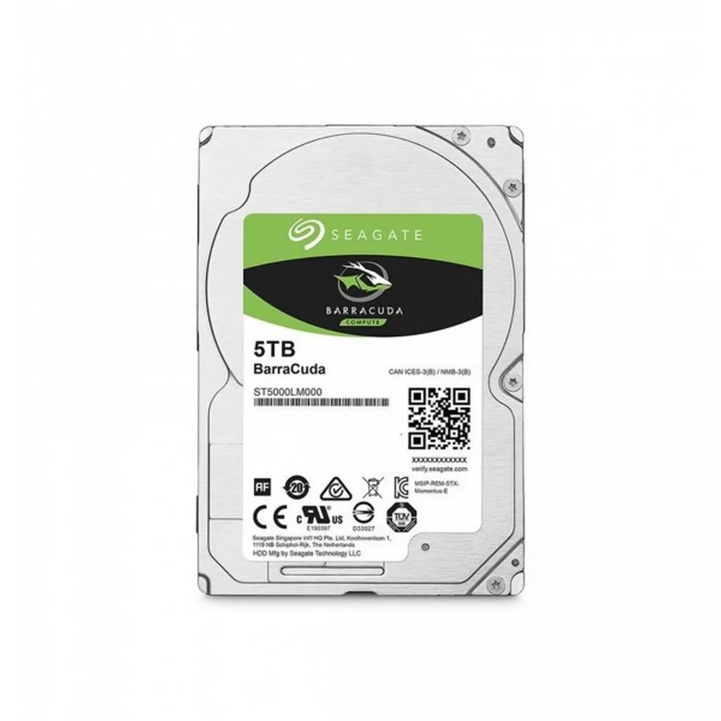 Seagate BarraCuda 5TB 2.5" Hard Disk Drive/HDD 15mm