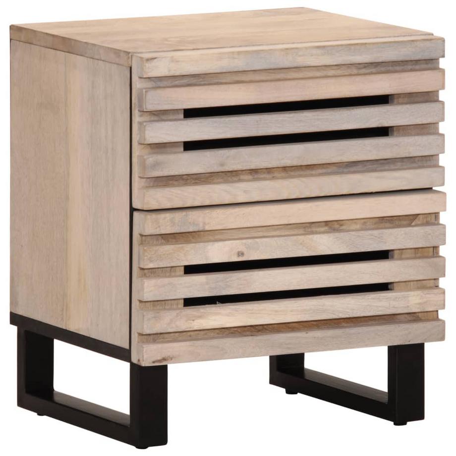 VidaXL Table de chevet bois  
