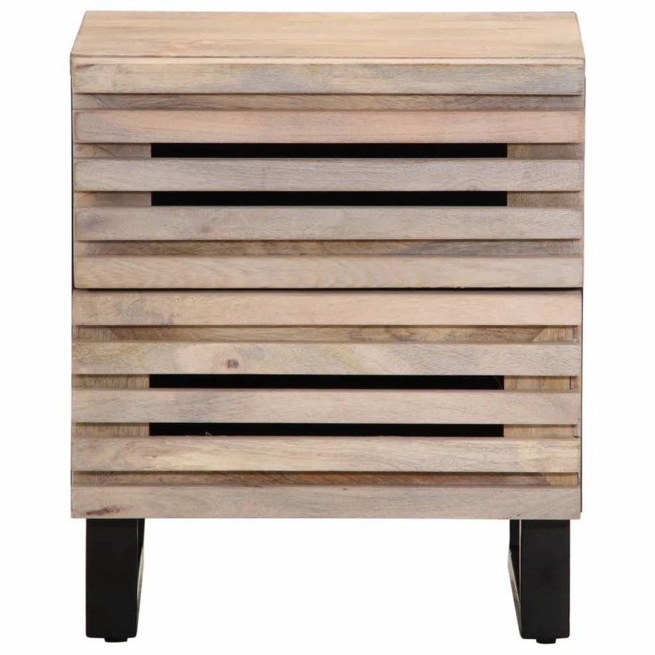 VidaXL Table de chevet bois  