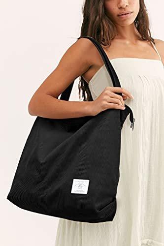 Only-bags.store Cord Reissverschluss Umhängetasche Gross Shopper Tote Bag Handtasche  