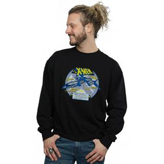 MARVEL  XMen XJet Breakdown Sweatshirt 