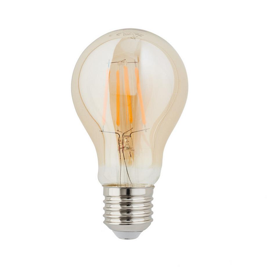Ampoule globe ambre Ø6 cm