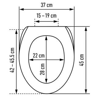 diaqua Sedile per WC Move bianco  