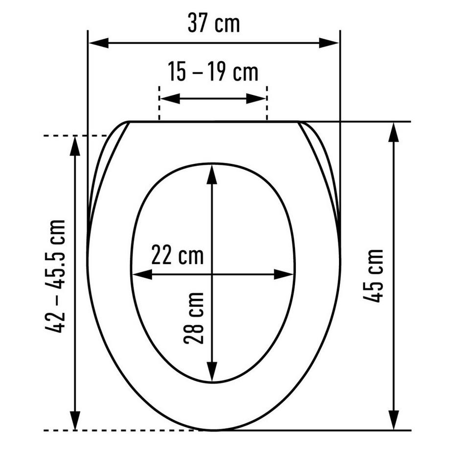 diaqua Sedile per WC Move bianco  