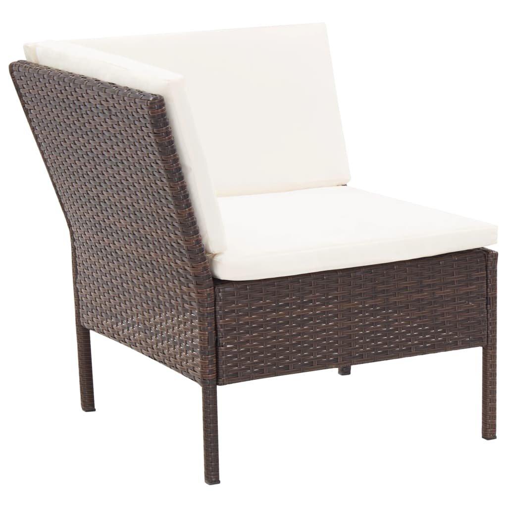 VidaXL Garten-lounge-set poly-rattan  