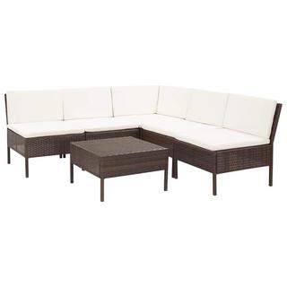 VidaXL Garten-lounge-set poly-rattan  