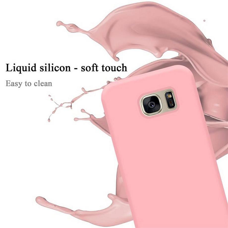 Cadorabo  Housse compatible avec Samsung Galaxy S7 - Coque de protection en silicone TPU flexible 