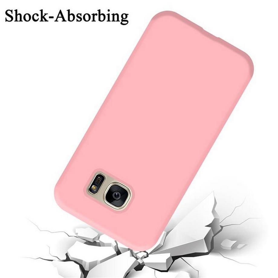 Cadorabo  Housse compatible avec Samsung Galaxy S7 - Coque de protection en silicone TPU flexible 