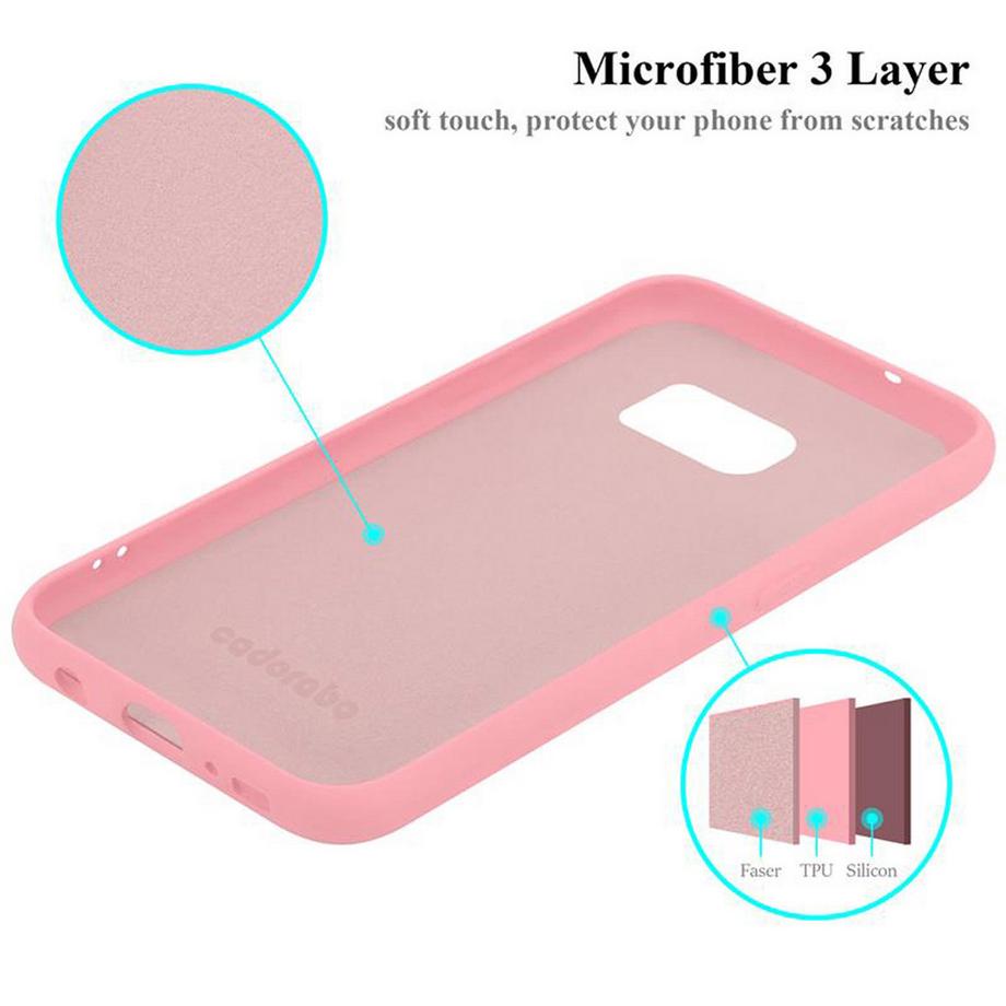 Cadorabo  Housse compatible avec Samsung Galaxy S7 - Coque de protection en silicone TPU flexible 