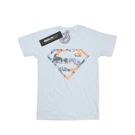 DC COMICS  Tshirt SUPERMAN FLORAL LOGO 