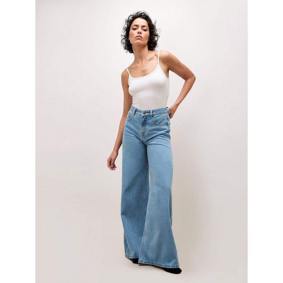 Zana Jeans mit weitem Bein