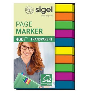 Sigel Sigel Marqueur adhésif, film, violet, 50 x 6 mm, 400 bandes  