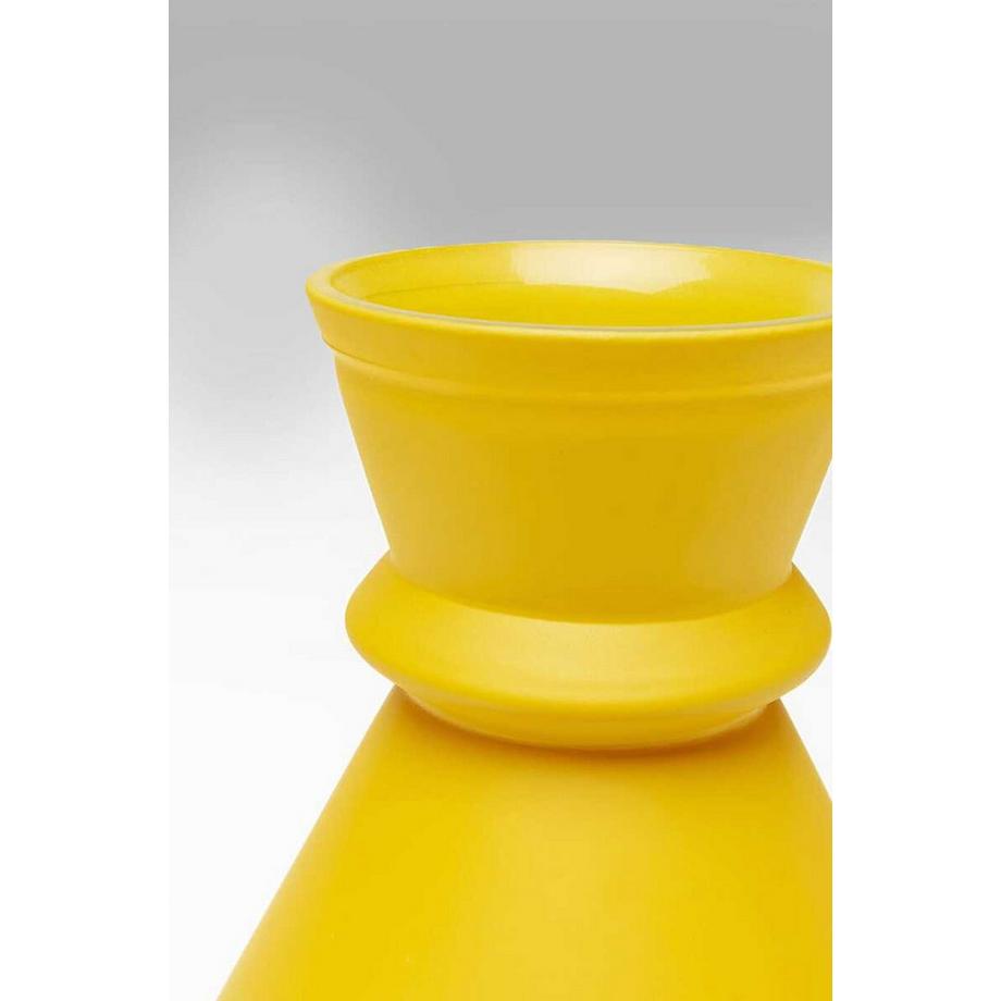 KARE Design Vase Gina jaune 25  