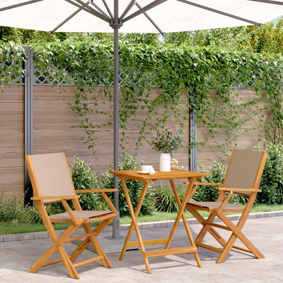VidaXL Bistro set akazienholz  