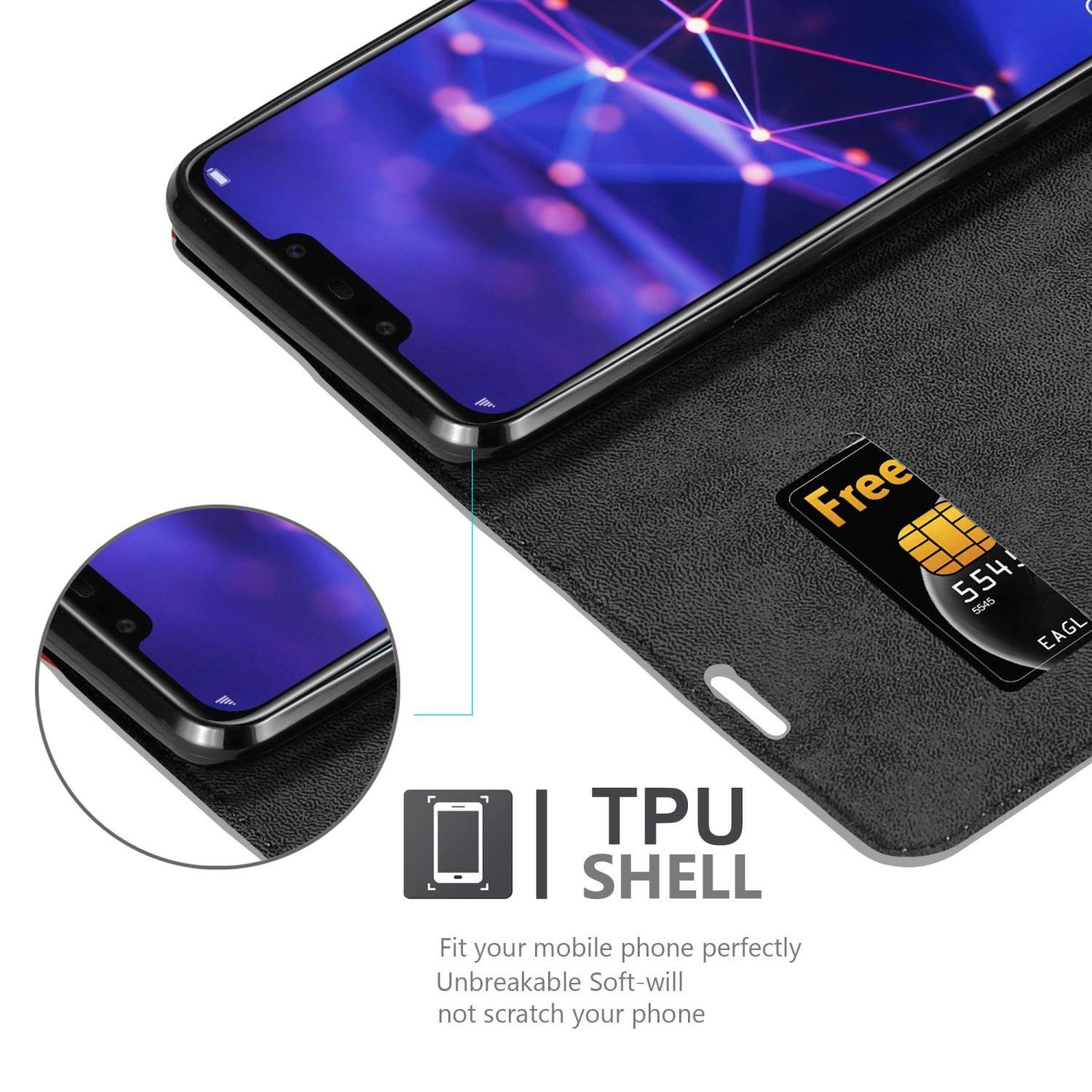 Cadorabo  Hülle für Huawei MATE 20 LITE Magnetverschluss, Kartenfach 