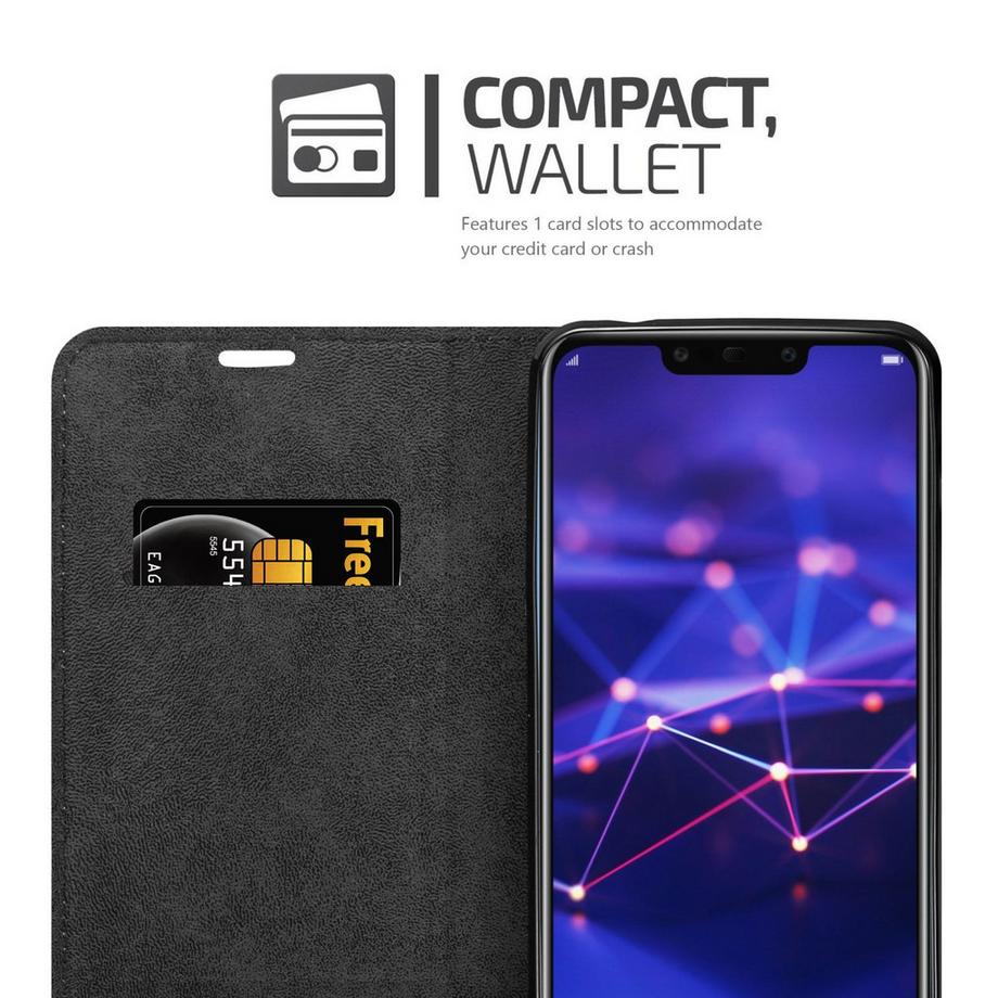 Cadorabo  Hülle für Huawei MATE 20 LITE Magnetverschluss, Kartenfach 