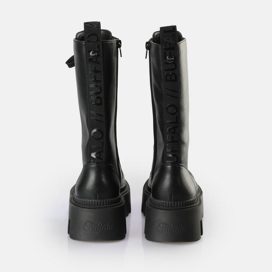 Buffalo  Veganer Nappa-Schnürstiefel Frau  Flora Hi 