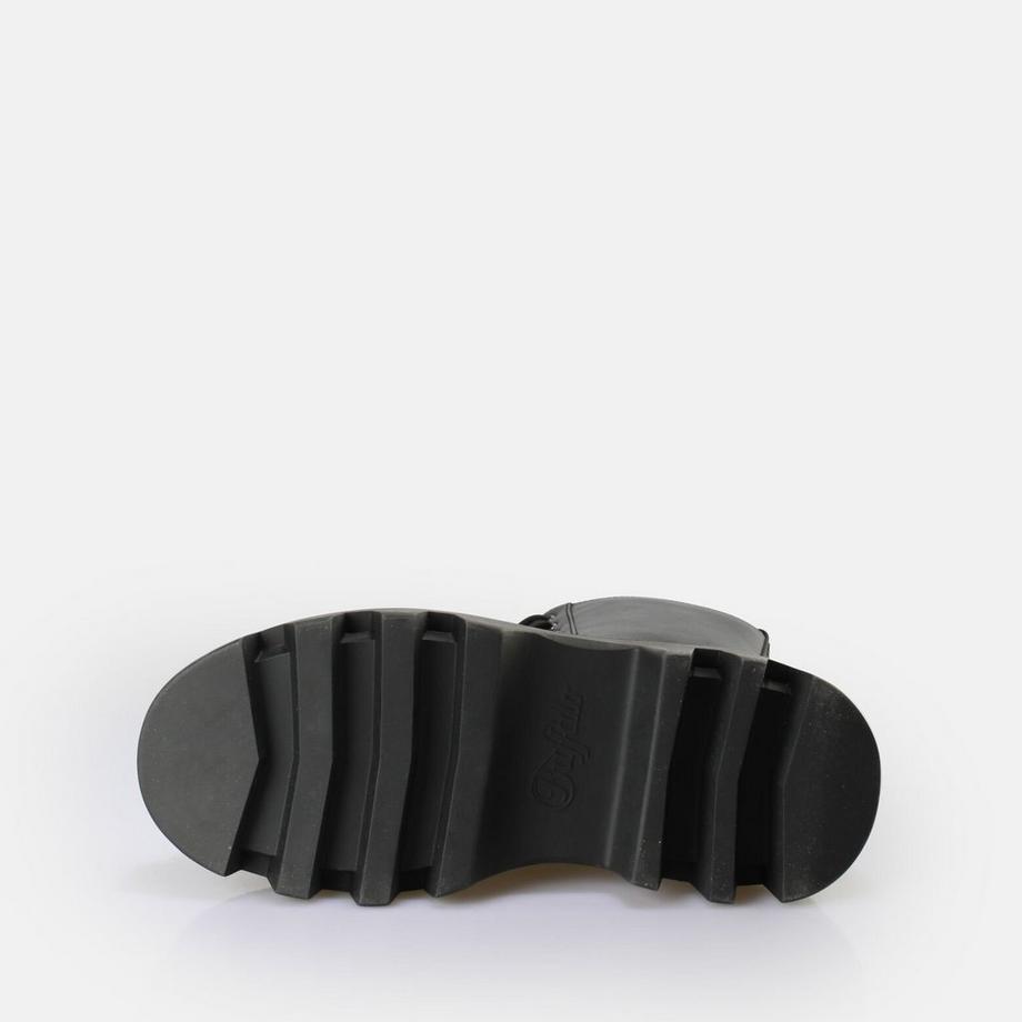 Buffalo  Veganer Nappa-Schnürstiefel Frau  Flora Hi 