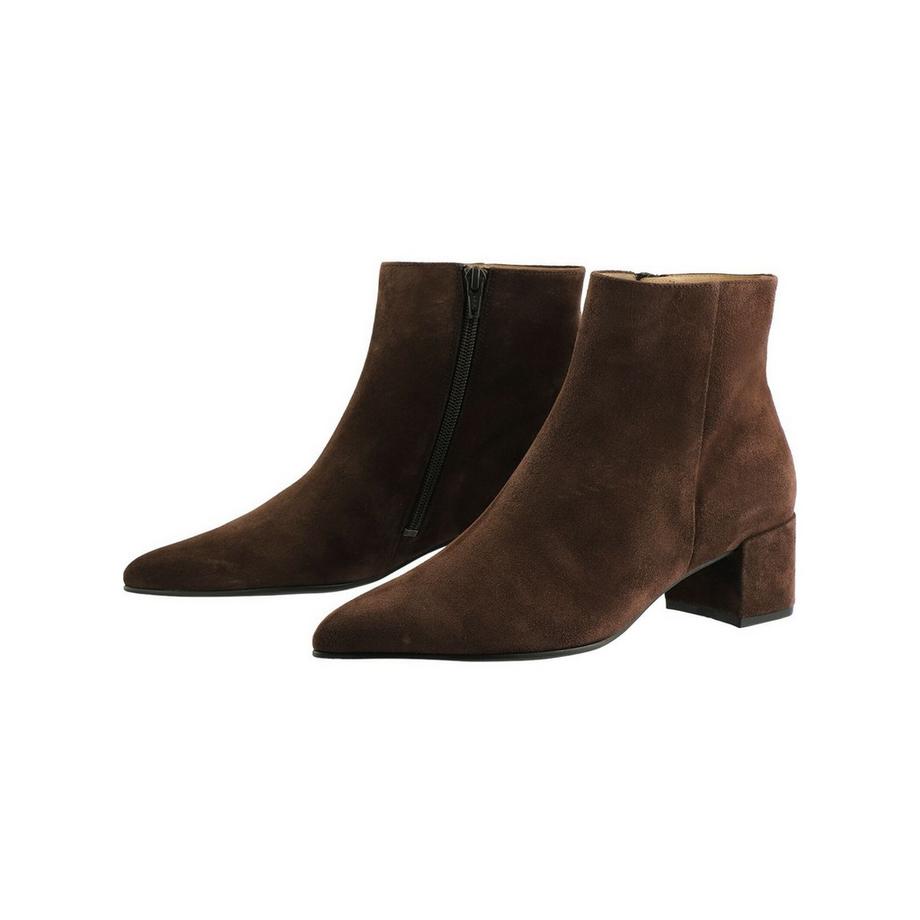 Högl Bottines en cuir velours à talon bloc  