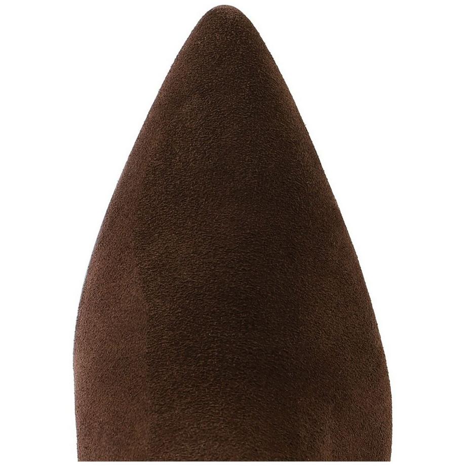 Högl Bottines en cuir velours à talon bloc  