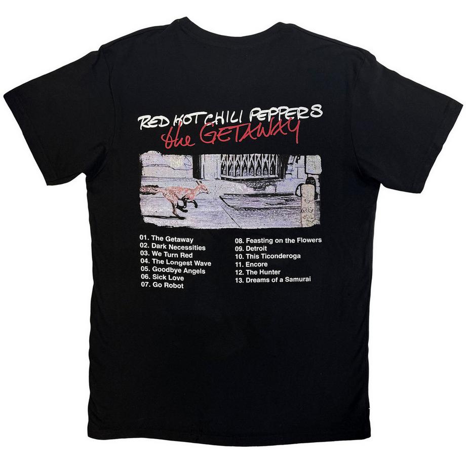 Red Hot Chili Peppers T-Shirt The Getaway Tracklist  