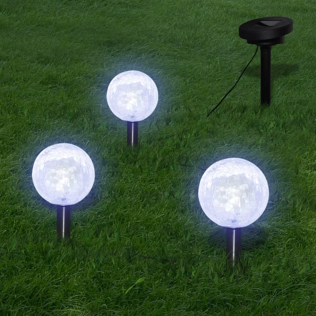 VidaXL Lampe de jardin verre  