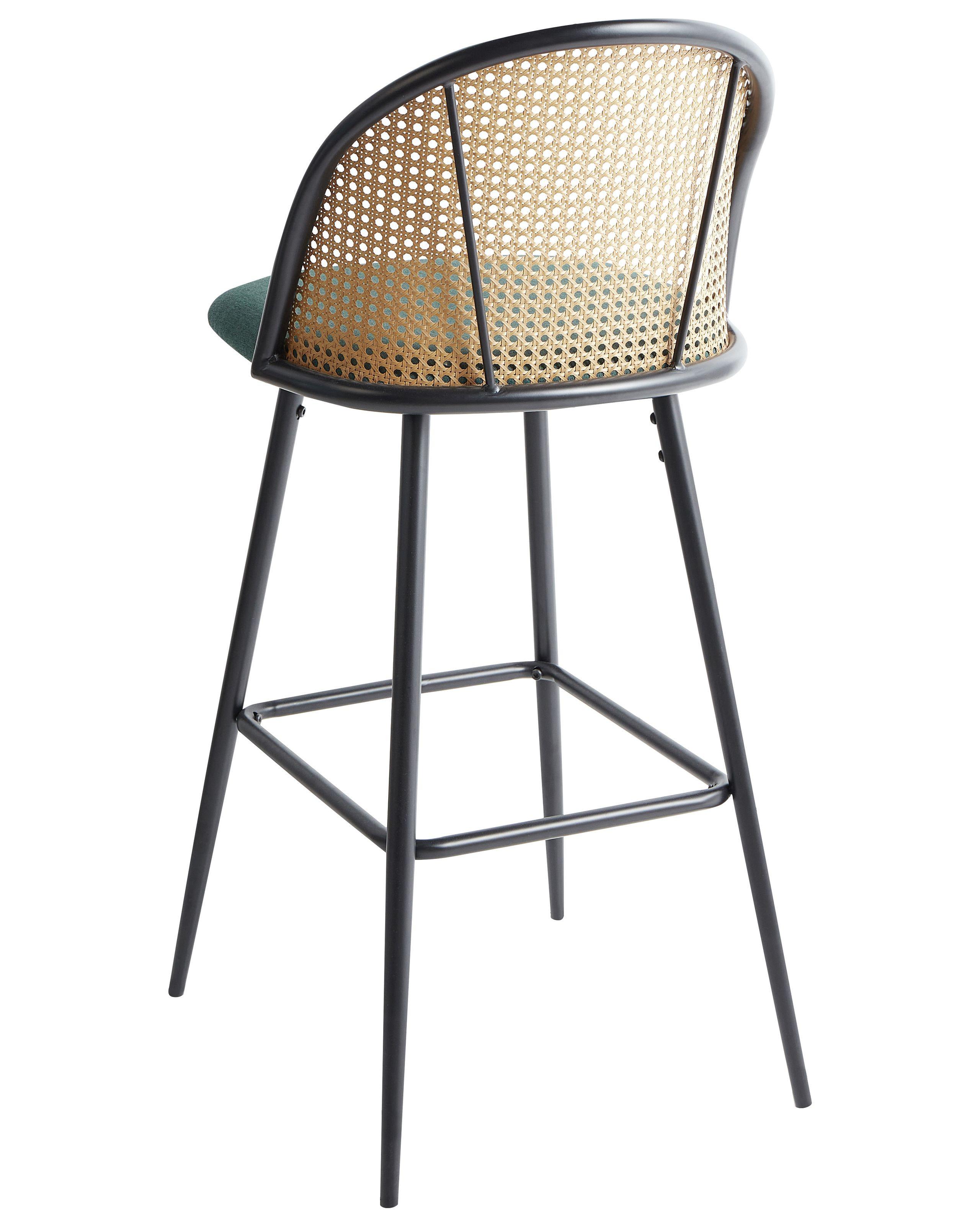 Beliani Set mit 2 Barstühlen aus Eisen Retro CORNELL  