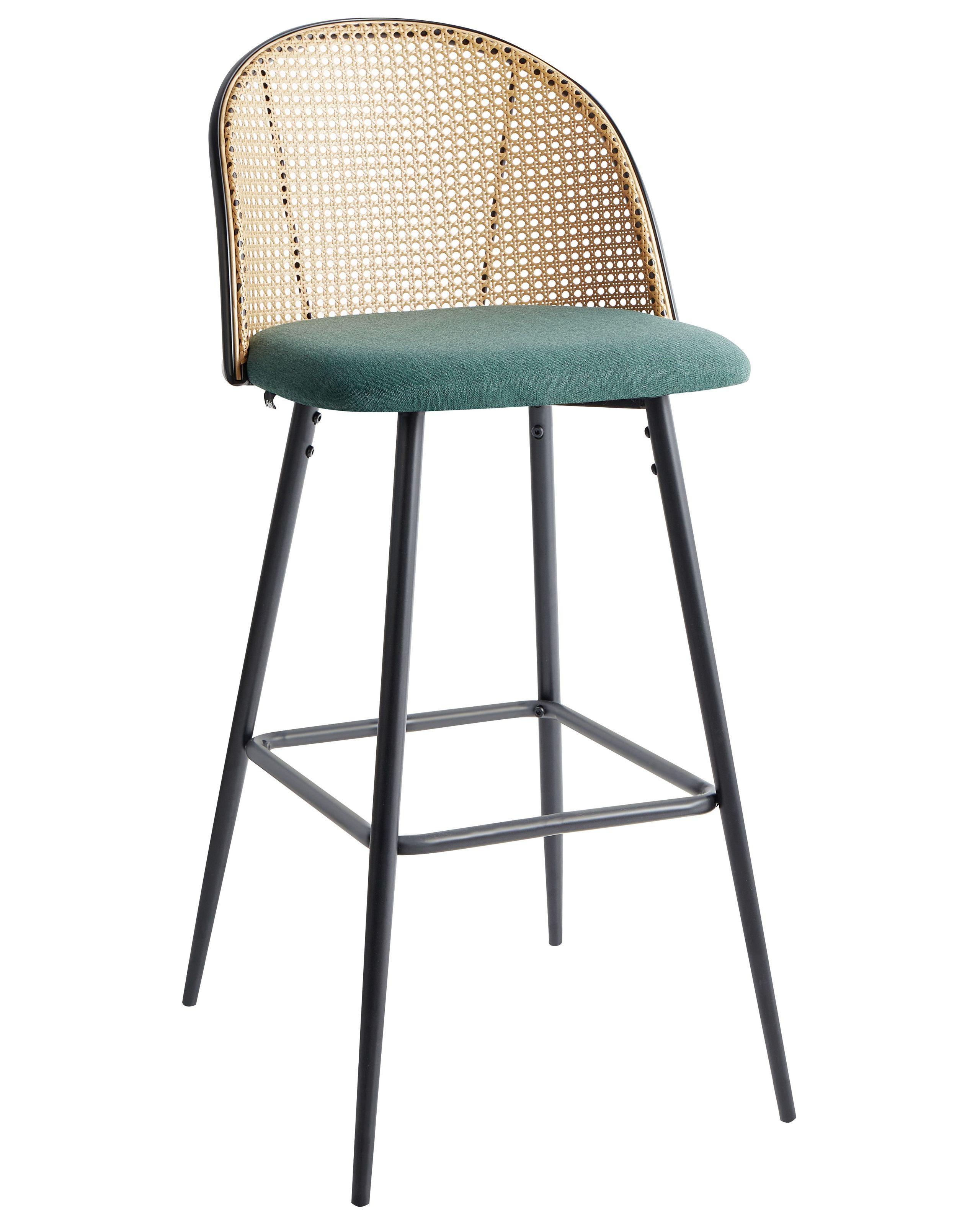 Beliani Set mit 2 Barstühlen aus Eisen Retro CORNELL  