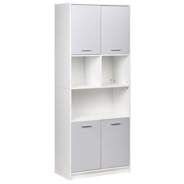 Libreria a 4 ante en Pannello di fibre (LDF) Minimalista ZEHNA