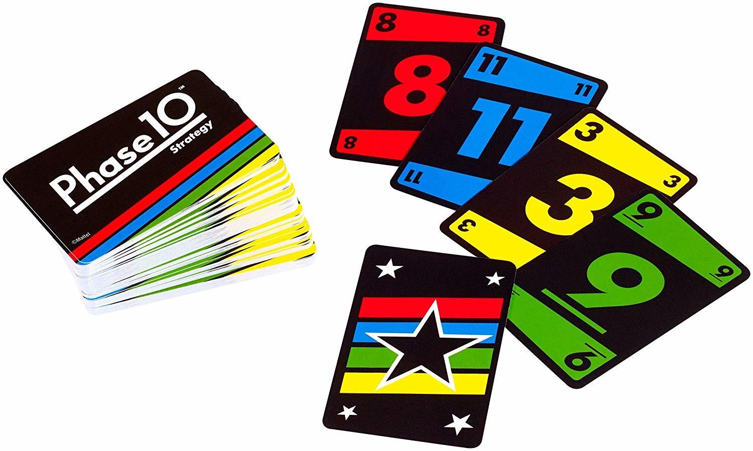 Mattel Games  Phase 10 Strategy Brettspiel 