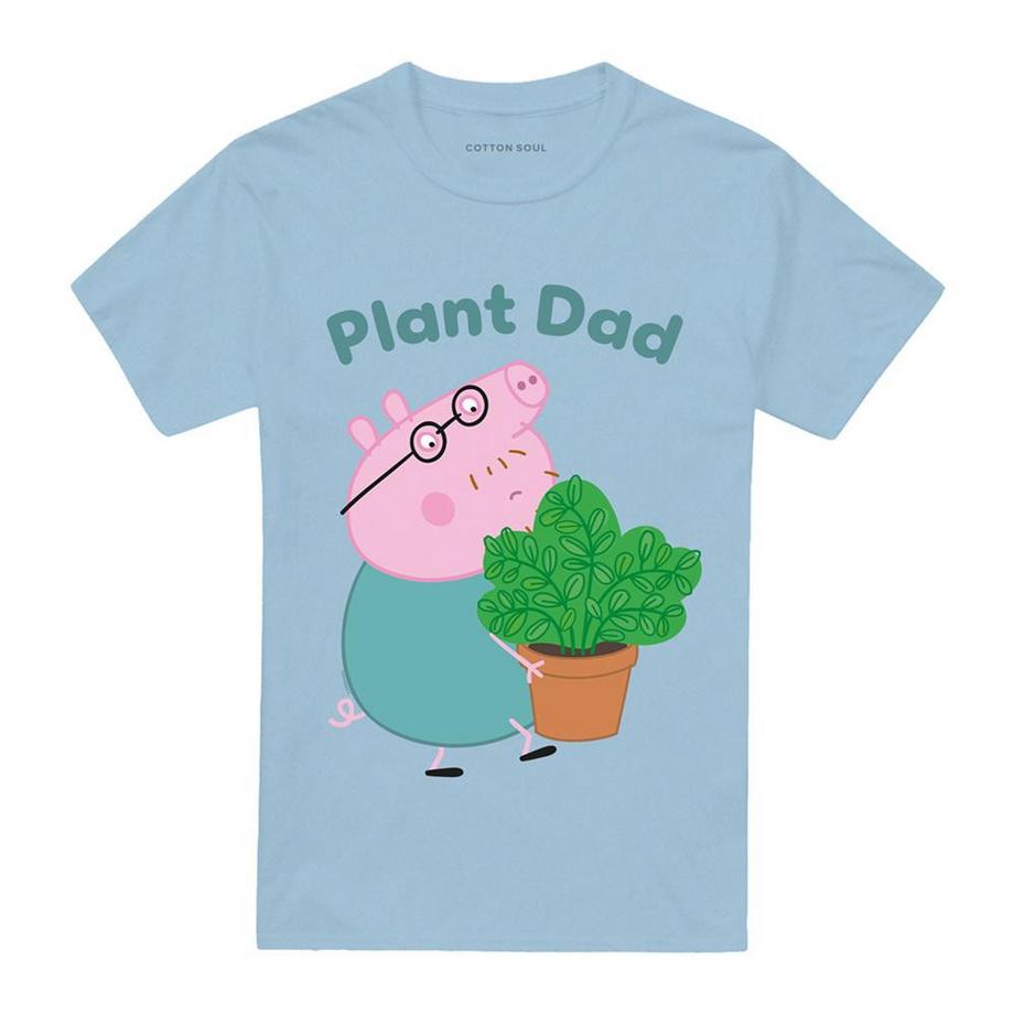 T-ShirtMotif Papa Pig Plant Dad