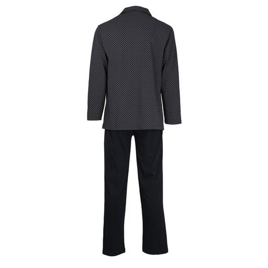 Götzburg Bequem sitzender gemusterter Langarm Pyjama  